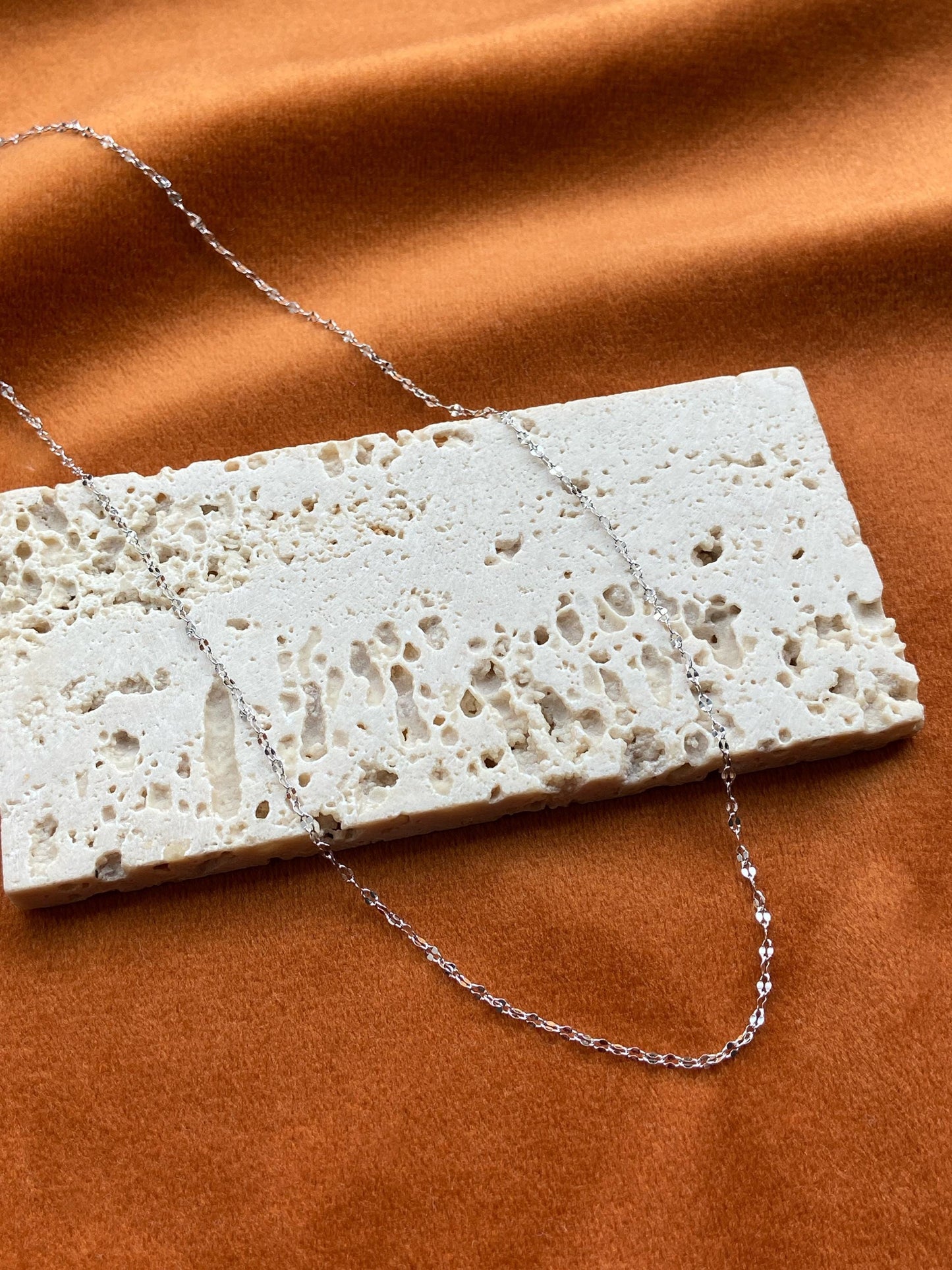 Golden Chain Choker, Basic Shiny Clavicle Necklace, Gold Plated Sterling Silver Minimalist Everyday Jewellery, Dainty Elegant Jewelry