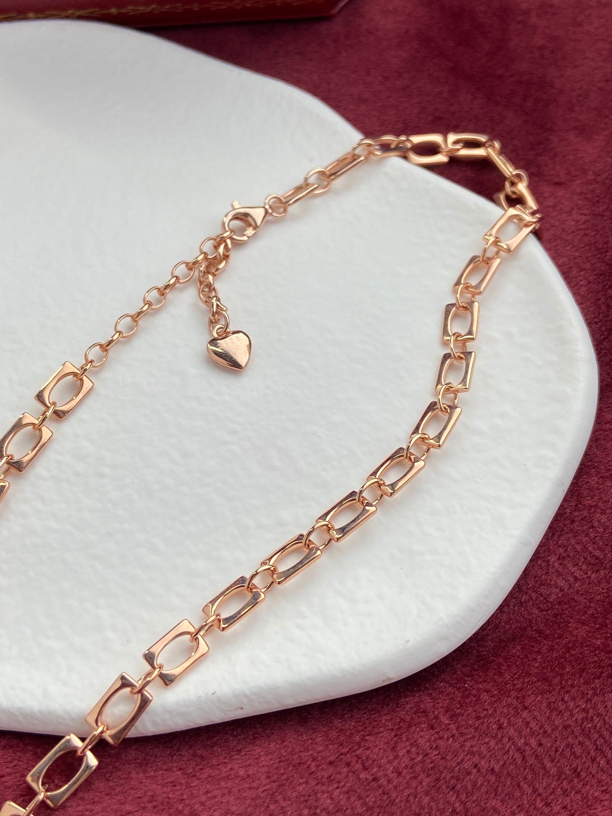 Dainty Golden Chain Choker, 18K Gold Plated 925 Sterling Silver Choker Necklace Jewellery, Fashion Daily Everyday Basic Jewelry