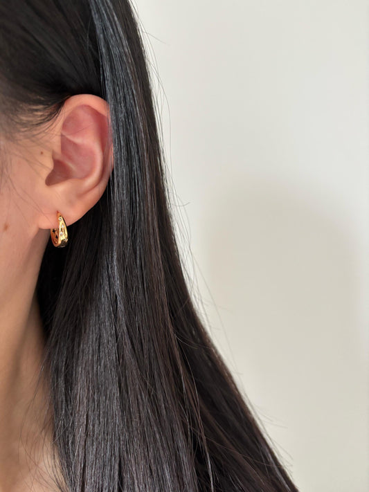 Star Hoop Earrings