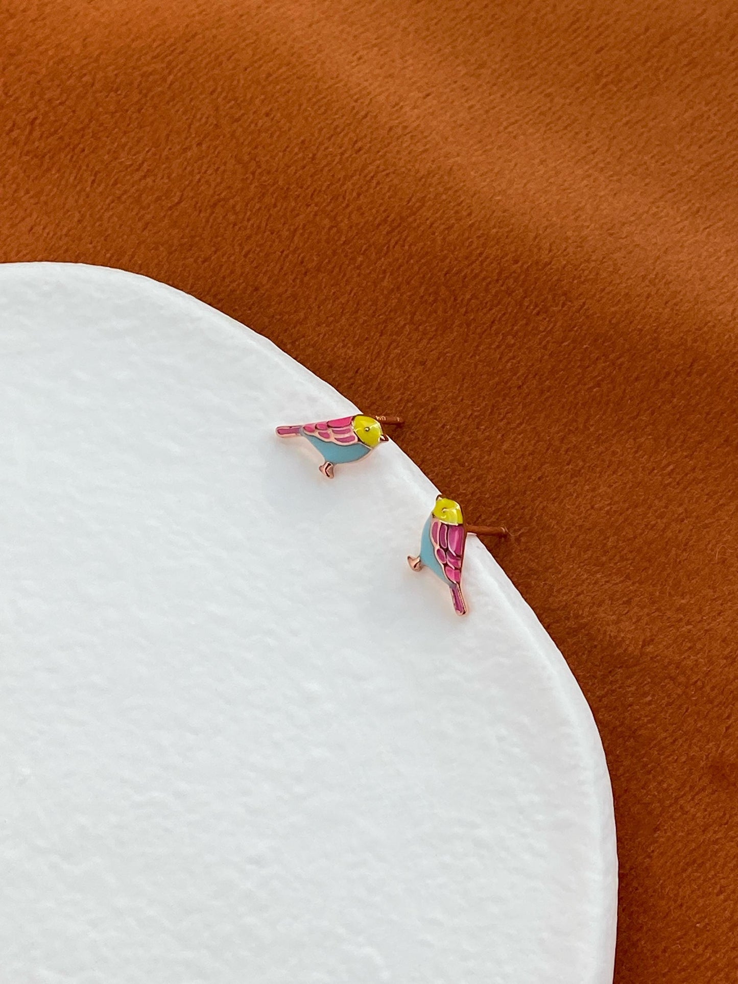 Mini Cute Birds Stud Earrings