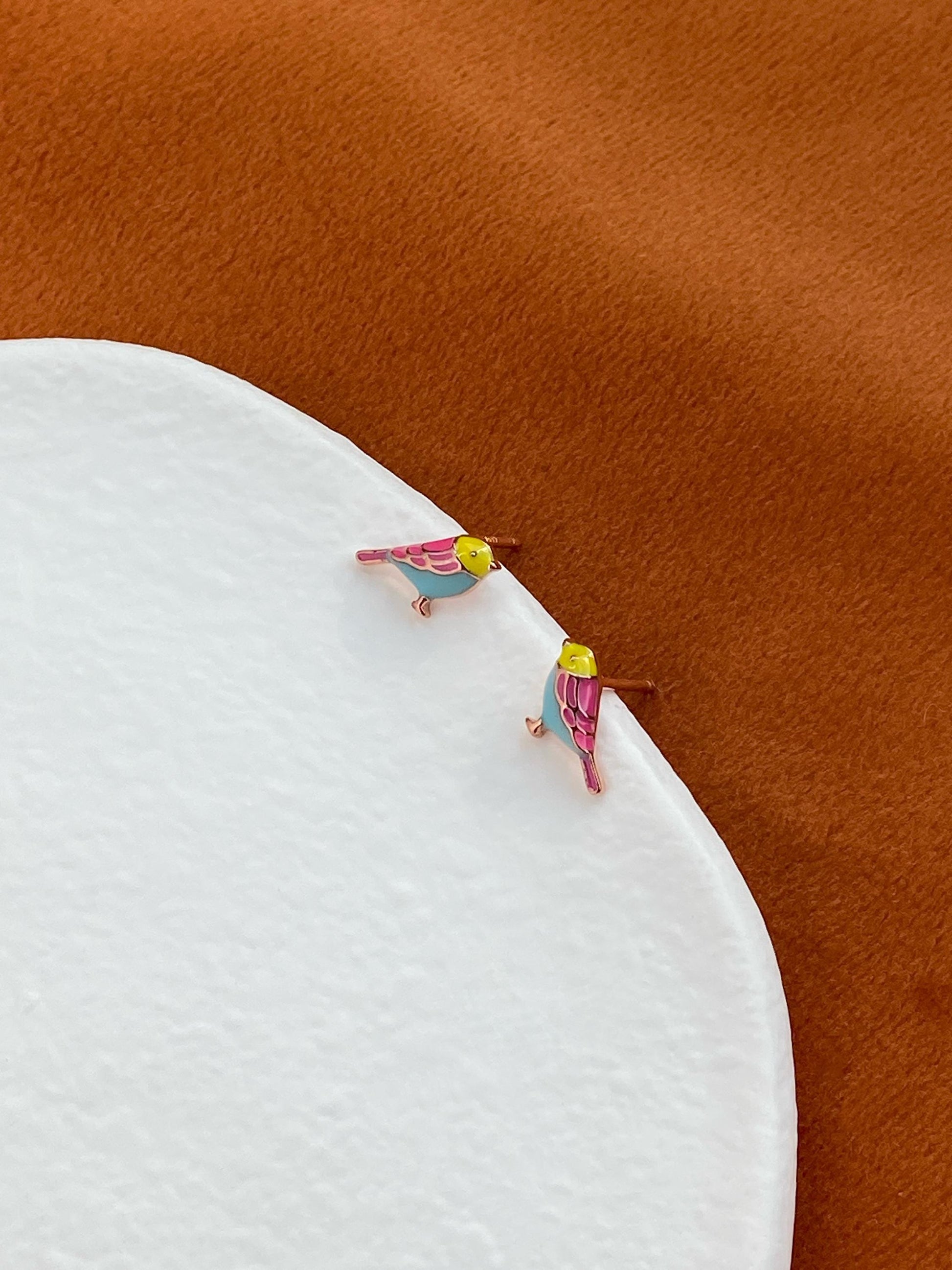 Mini Cute Birds Stud Earrings