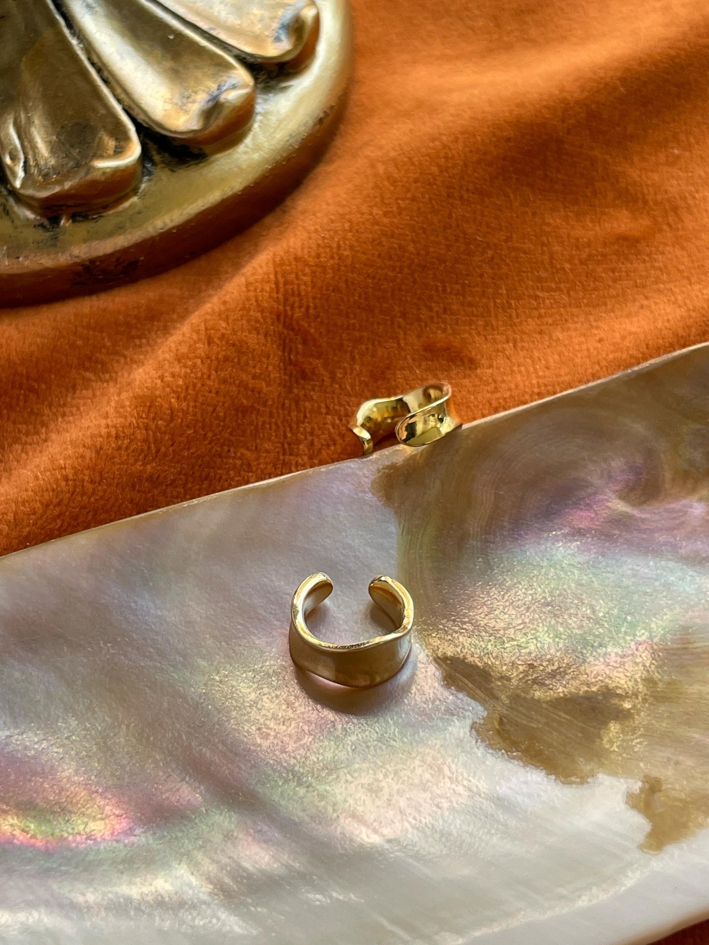 Minimalist Plain Ear Cuff, Daily Simple Non-Piercing Earrings, Irregularly Shaped Silver Ear Cuffs Jewelry, Dainty Helix Earcuff Jewellery