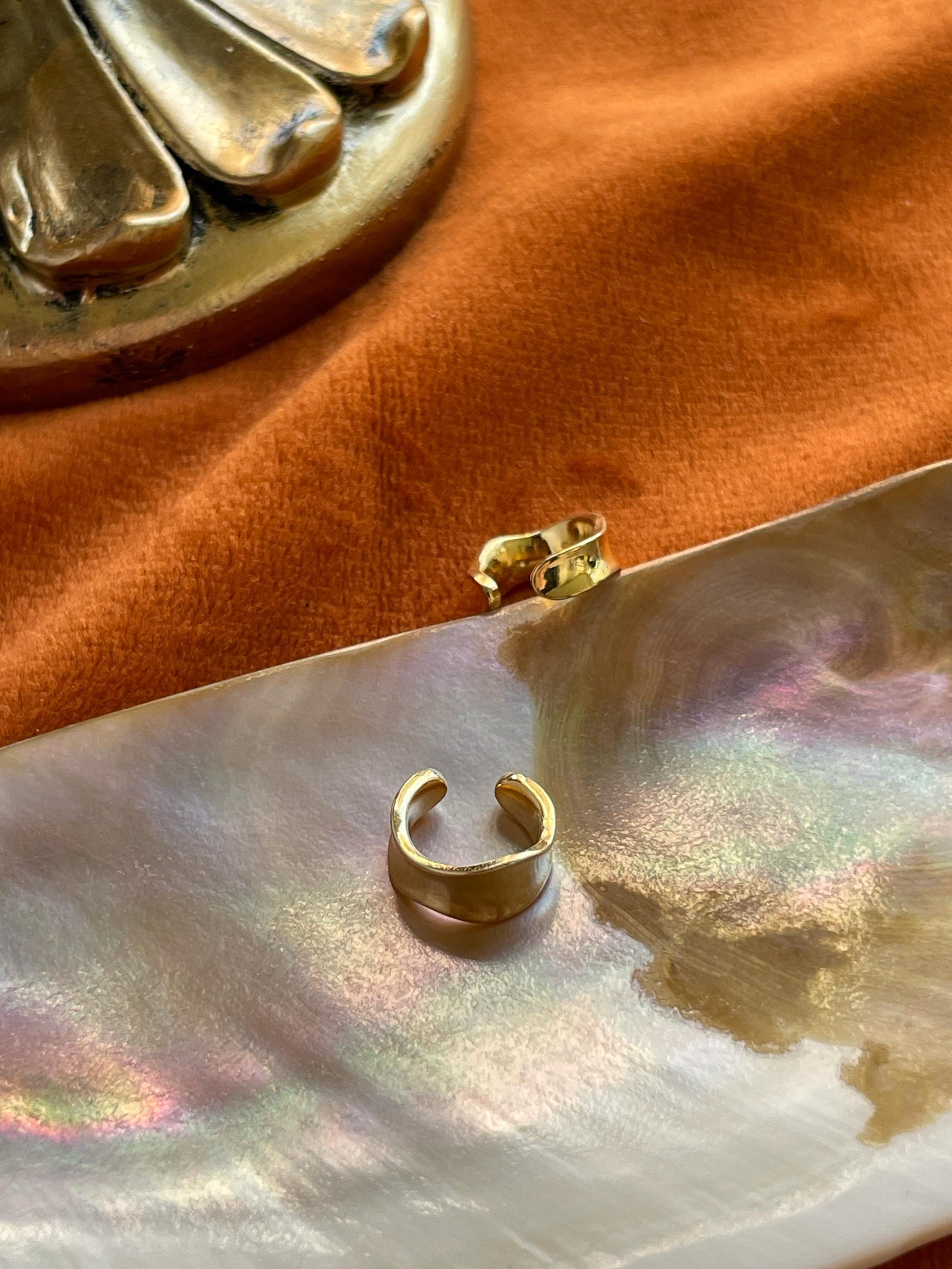 Minimalist Plain Ear Cuff, Daily Simple Non-Piercing Earrings, Irregularly Shaped Silver Ear Cuffs Jewelry, Dainty Helix Earcuff Jewellery